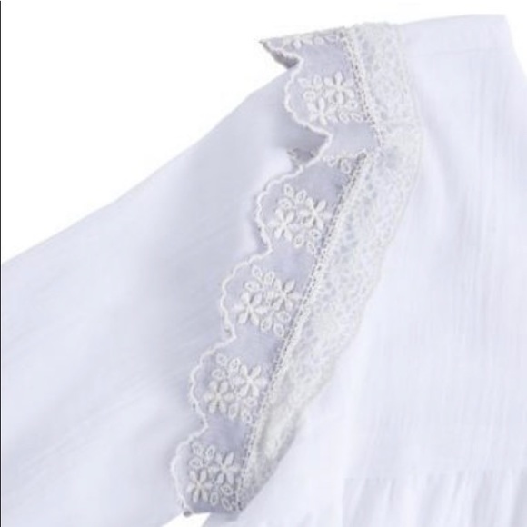 Leah + Rae Everly Embroidered White Blouse 12-18 M - Picture 4 of 4
